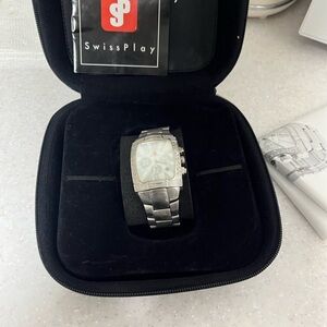 SwissPlay Silver Wristwatch